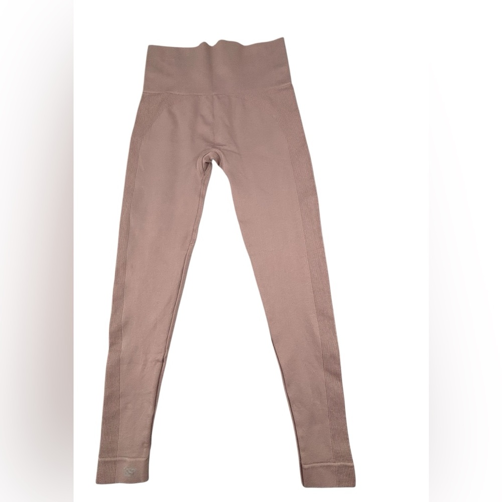 Set Active | Madelyn Cline | Seamless Leggings Ribbed‎ High-Rise Ankle | Size S - Picture 2 of 9